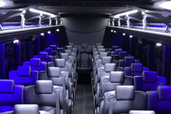 Carmel Charter Bus Interior